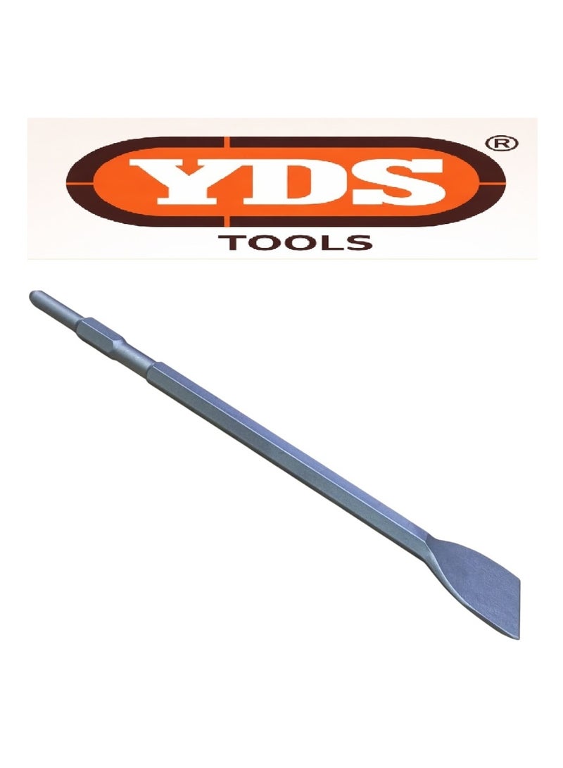 YDS 2 Pieces Flat Chisel for Rotary Hammer Drill YDS – Size 30 × 500 mm – Model YDS-0134-7 - Image 5